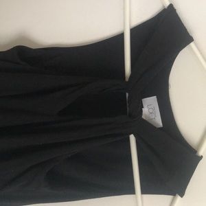 🔵 2/$10 Loft dress shirt with keyhole top